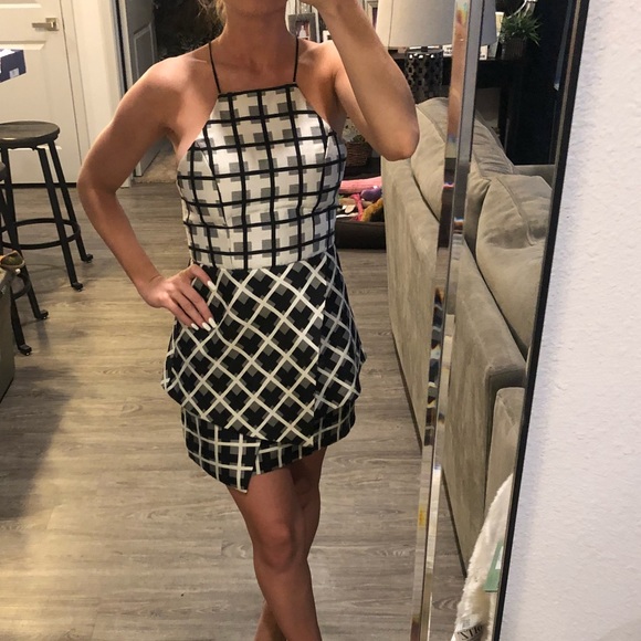 NBD Dresses & Skirts - Paneled Open Back Mini Dress